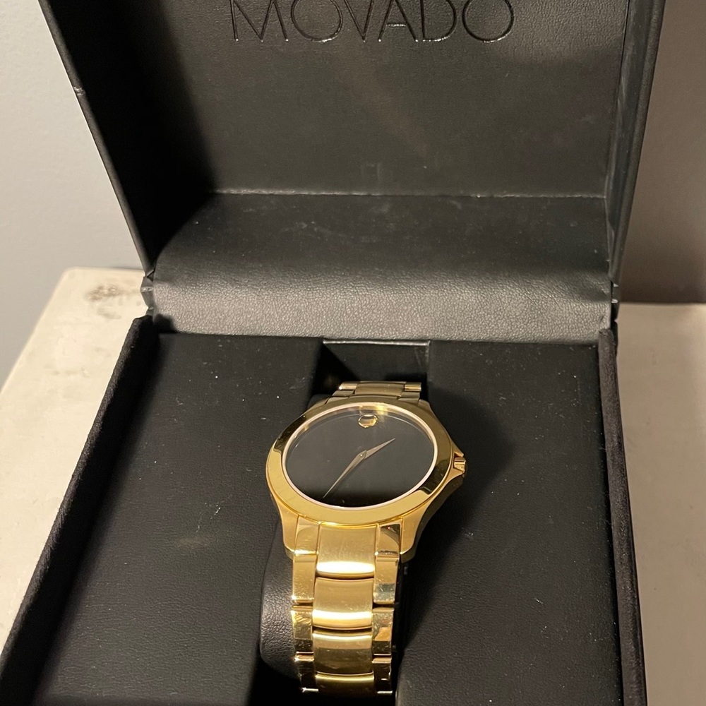 Men's Movado Masino™ Gold-Tone Watch